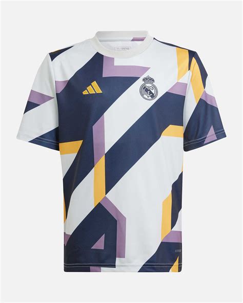 Camiseta Real Madrid Prematch Para Ni O