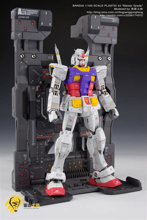 Gundam Guy Mg 1100 Rx 78 2 Gundam Ver 30 W Customized Base