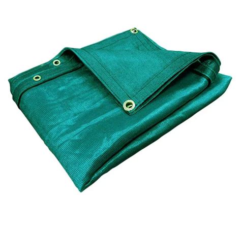 10x10 Screen Mesh Tarp Green Costless Tarps