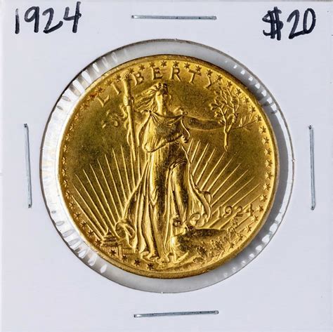 1924 20 St Gaudens Double Eagle Gold Coin