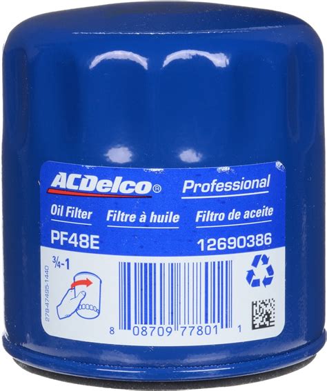 Acdelco Pf48e Motor Oil Filter