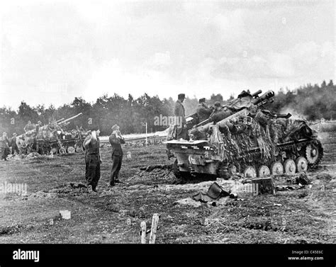 German Wespe Artillery Self Propelled Guns Stock Photo Royalty Free