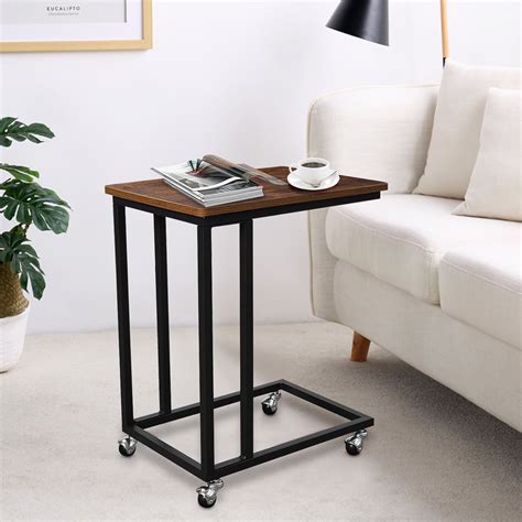 Lovinghal C Shaped Sofa Side Table End Table Laptop Desk Pc Computer