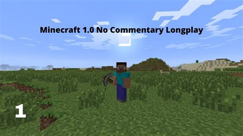 Minecraft 10 No Commentary Gameplay Longplay Youtube