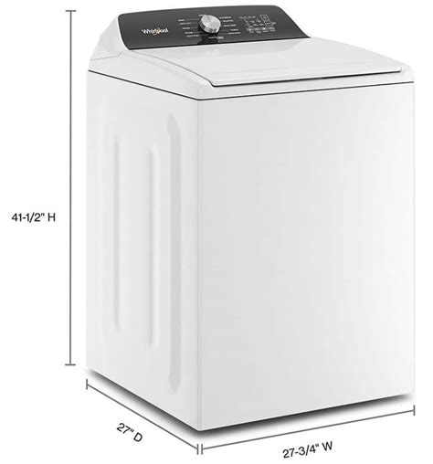 Whirlpool 4 6 Cu Ft White Top Load Impeller Washer With Built In
