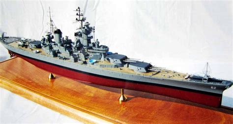Scale Model Built To Order 1350 Scale Uss New Jersey Bb 62 Etsy
