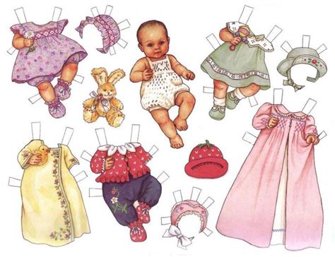 Бумажные куклы Винтажные бумажные куклы Куколки