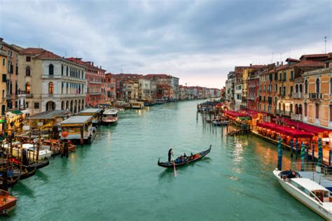 The Beauty Of The Grand Canal In Venice Italy