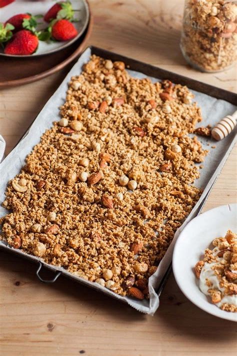 Very good 4.3/5 (21 ratings). Easy honey nut granola | Drizzle and Dip | Recipe | Nut ...