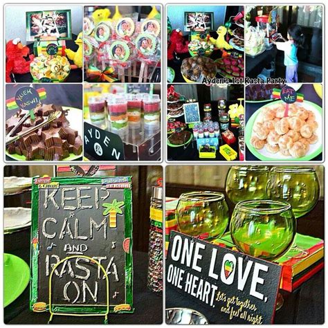 rasta party i candy buffet societ by rozie pinterest rasta party and parties