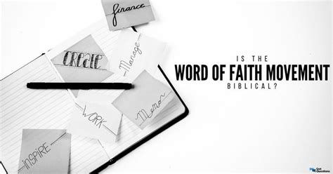 Is The Word Of Faith Movement Biblical