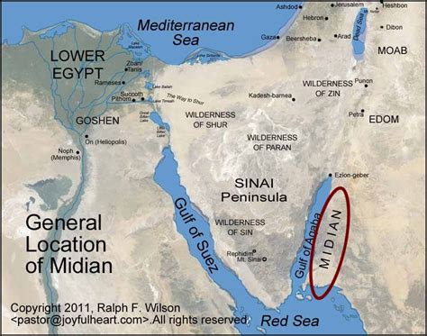 Exodus Moses Map