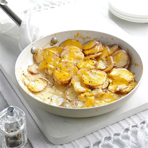 Skillet Scalloped Potatoes Recipe Taste Of Home