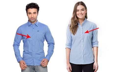 لماذا تتواجد أزرار القميص للرجال في اليمين والنساء في اليسار ؟ موقع للرجال فقط