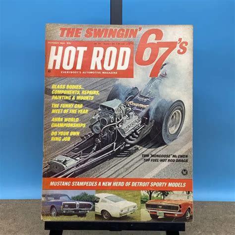 Vintage Hot Rod Magazine October Issue Mustang Tom Mongoose