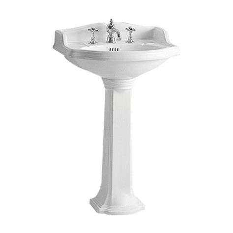 Whitehaus Collection China Series Small Traditional Pedestal Combo