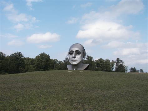 Strange Sculpture Weird Sculpture Near Onaway Michigan Pictophile