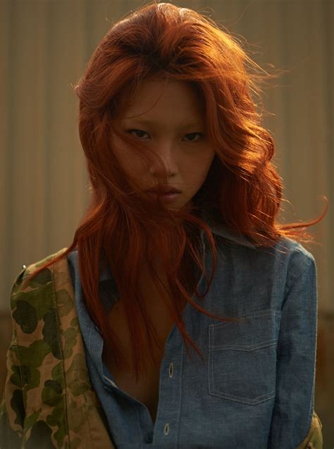 Hoyeon Copy Female Character Inspiration Redhead Asian Pretty