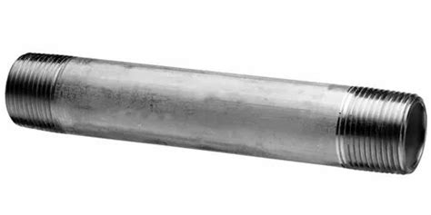Bi Bsp Stainless Steel Threaded Nipple Size 1 Inch For Gas Pipe At