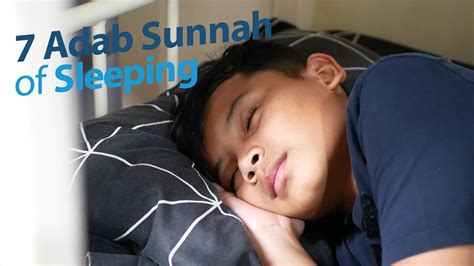 7 Sunnah Of Sleeping Youtube