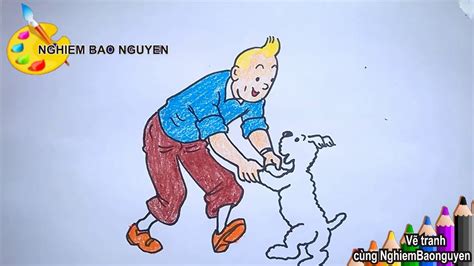 Vẽ Tintinhow To Draw Tintin Youtube