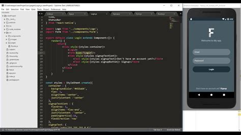 This facebook's development framework will simplify your software engineering. React native tutorial - React native login, signup and ...