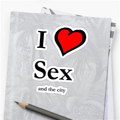 i love sex sticker by sueanne redbubble