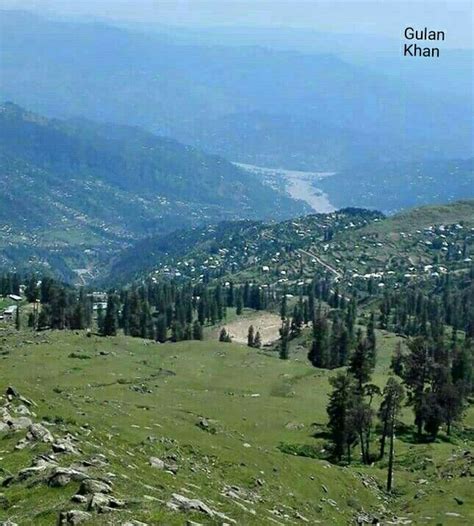 So Beautiful View Of A Village Near Bagh Azad Kashmir