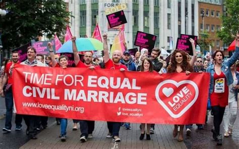 Northern Ireland Same Sex Marriages To Begin On Valentines Day