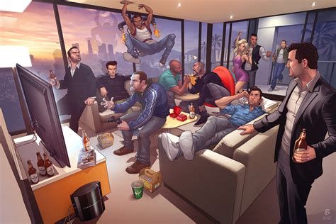Grand Theft Auto Legends — Patrick Brown Art