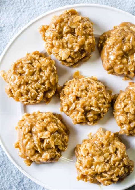 Mix to moisten and drop onto greased cookie sheet. no-bake-oatmeal-cookies-4.jpg — Let's Dish Recipes