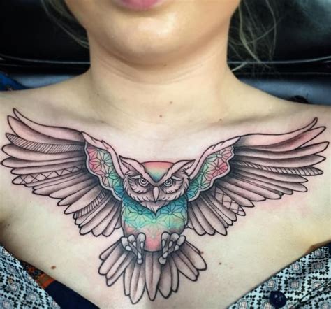 Incredible Owl Chest Piece I Found It On Owl Tattoo Chest