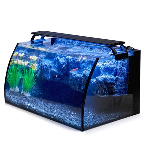 Gallon Aquarium Kit Set Fish Tank Led Light Hood Filter Hot Sex Picture