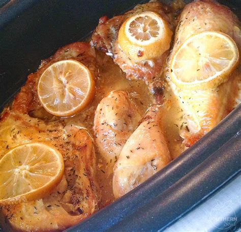 Crock Pot Lemon Chicken A Southern Soul