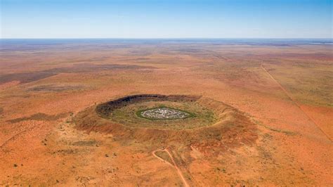 meteorite crater discovered while drilling for gold in outback wa estimated to be 100 million