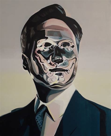 Portrait Mulder Painting By Mario Romoda Saatchi Art