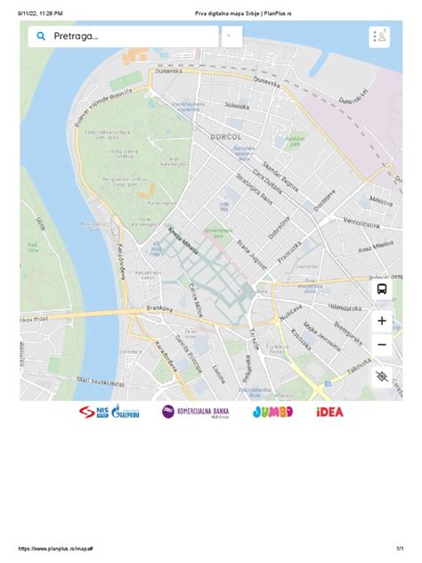 Prva Digitalna Mapa Srbije Planplus Rs Pdf