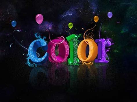 Create Colorful 3d Text Effect In Photoshop With Images Color