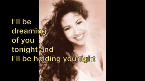 Selena Quintanilla Dreaming Of You Lyrics