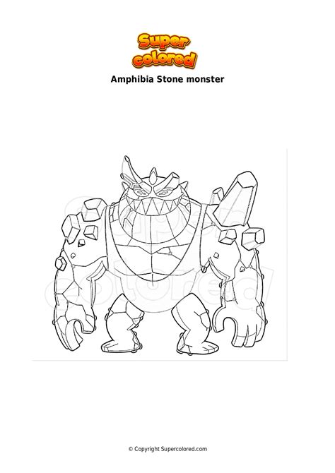 Coloring Page Amphibia Chocopede Supercolored