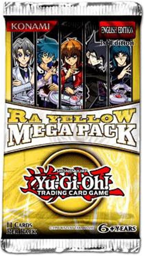 Yugioh Trading Card Game Ra Yellow Mega Pack Ra Yellow Booster Pack