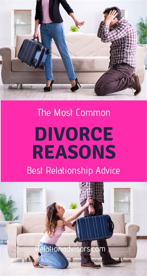 Most Common Reasons For Divorce Relationadvisors Marriage Problems