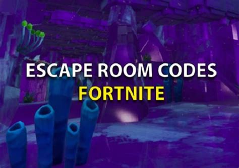Best Fortnite Escape Room Codes