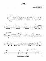 Photos of One Guitar Tabs By Metallica