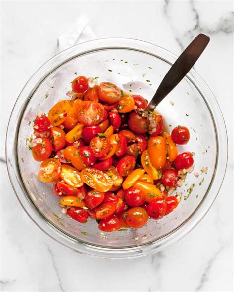 Marinated Cherry Tomatoes Recipe Last Ingredient