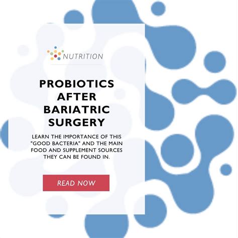 probiotics after bariatric surgery celebrate vitamins blog