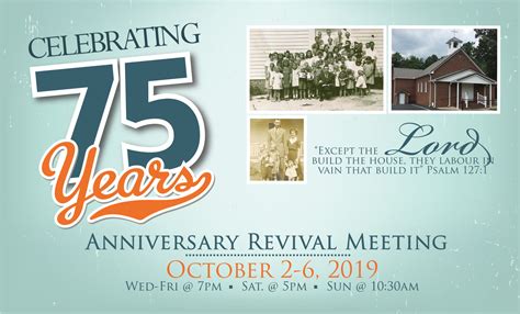 75th Anniversary New Birth Baptist Church