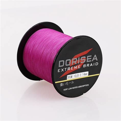 Dorisea Extreme Braid Angelschnur Geflochten 100 Pe Pink 90 M