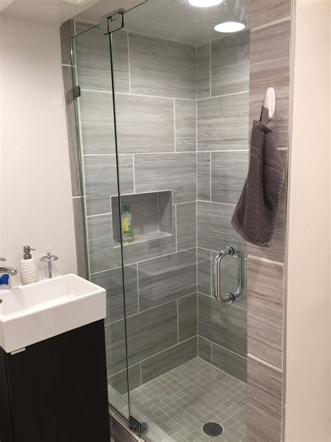 Small bathroom ideas 2021 in dark shades. Small Bathroom Frameless Shower Door Installation Wayne NJ