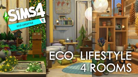 The Sims 4 Eco Lifestyle Rooms Collection Stop Motion Speed Build